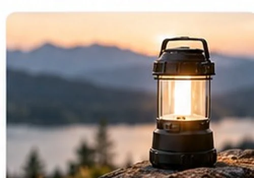 Campinglaterne als unabhängige Lichtquelle