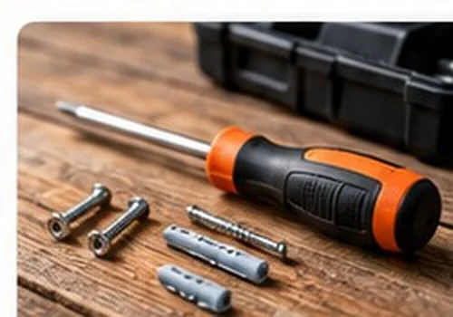 Werkzeug und Befestigungsmaterial für praktische Reparaturen
